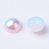 Imitation Pearl Acrylic Cabochons OACR-R063-5mm-02-2