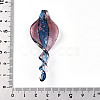 Handmade Gold Sand Lampwork Big Pendants LAMP-T023-09D-3