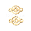 Brass Connector Charms KK-F907-10G-1