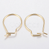 304 Stainless Steel Hoop Earrings Findings STAS-H436-02-2