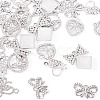 24Pcs 6 Styles Alloy Crystal Rhinestone Pendants FIND-TA0006-20P-2