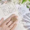 20Pcs 316 Surgical Stainless Steel Earring Hooks STAS-BBC0008-56-3