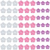 240Pcs 3 Styles Acrylic Sewing Buttons for Costume Design BUTT-DJ0001-11-7