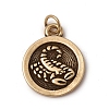 Brass Pendants KK-I668-01AB-09-1