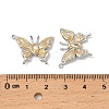 304 Stainless Steel Rhinestone Pendants STAS-T068-65GP-3