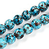 Synthetic Turquoise Beads Strands TURQ-T004-08A-10-1