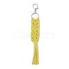 Handmade Macrame Nylon Thread Pendant Decorations HJEW-P019-05P-3