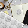 34 Sheets Silver Foil Embossed PET Picture Sticker DIY-WH0528-009-6