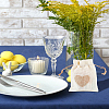 10Pcs 2 Colors Burlap Packing Pouches ABAG-LP0001-66-3