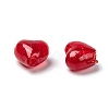 Handmade Silver Foil Glass Beads SLH12MM01Y-3