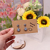 Rectangle Paper Earring Display Cards LS-CDIS-A008-01C-1