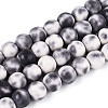Synthetic Turquoise Round Beads Strands TURQ-T004-14C-1