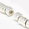 Electroplate Non-magnetic Synthetic Hematite Beads Strands G-Q465-37S-3