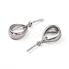 Brass Cup Pearl Peg Bails Pin Pendants KK-M156-02P-NR-3