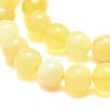 Natural Yellow Opal Beads Strands G-F674-07A-6mm-3
