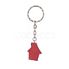 Christmas Theme Resin Pendant Keychain KEYC-JKC00443-3