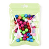 Macaron Color Plastic Yin-yang Resealable Bags OPP-N001-01E-07-3
