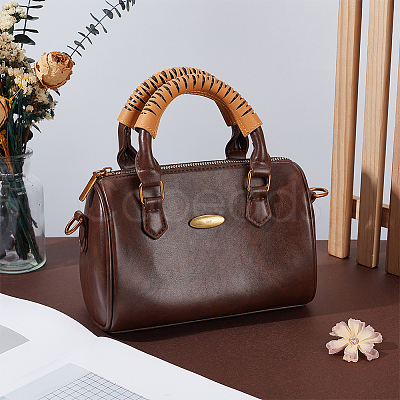2Pcs Cowhide Leather Bag Handle Wrap DIY-WH0750-355B-1