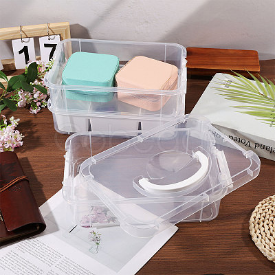 3 Layers Plastic Handled Organizers Boxes CON-WH0095-212A-1