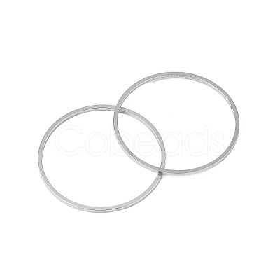 Non-Tarnish 304 Stainless Steel Linking Ring X-STAS-T047-15N-1