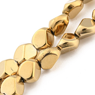 Full Plated Electroplate Glass Beads Strands EGLA-G037-04A-FP05-1