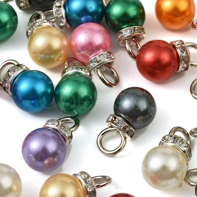 ABS Plastic Imitation Pearl Pendants KY-XCP0001-39-1