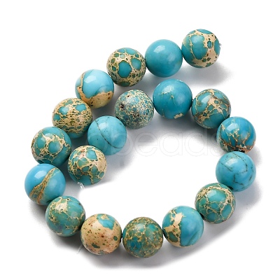 Dyed Natural Regalite/Imperial Jasper/Sea Sediment Jasper Beads Strands G-B124-C03-05-1
