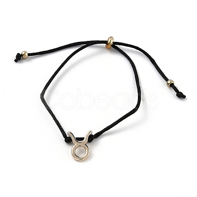 Adjustable Polyester Cord Slider Bracelets LS-BJEW-H540-A04-G-1