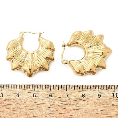 304 Stainless Steel Hoop Earrings EJEW-V016-11G-01-1