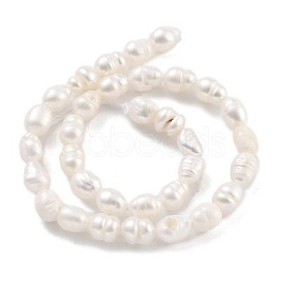 Natural Cultured Freshwater Pearl Beads Strands PEAR-P062-03A-1