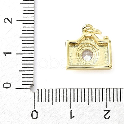 Brass Pave Cubic Zirconia Pendants KK-Z120-58B-G-1