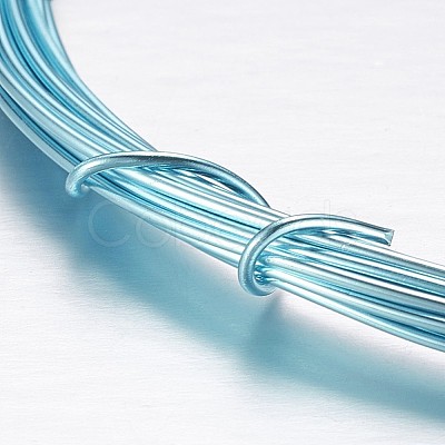 Round Aluminum Craft Wire AW-D009-0.8mm-10m-02-1