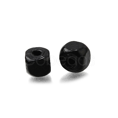 Spray Painted Wooden Beads WOOD-P021-01A-29-1