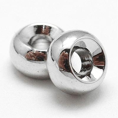 Brass Spacer Beads KK-P056-09P-NR-1
