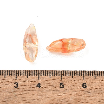 Two Tone Imitation Gemstone Style Acrylic Beads AC-CBA6852-01H-1