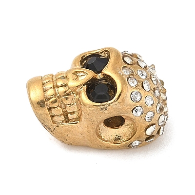 304 Stainless Steel Rhinestone Beads STAS-S183-03G-B-1
