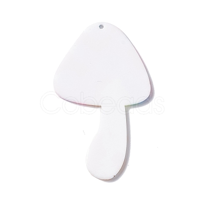 Opaque Printed Acrylic Big Pendants MACR-C008-01C-1