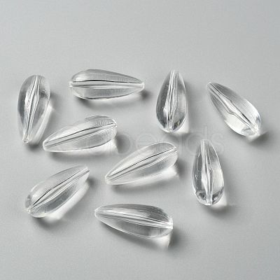 Transparent Acrylic Beads X-PL6315Y-1