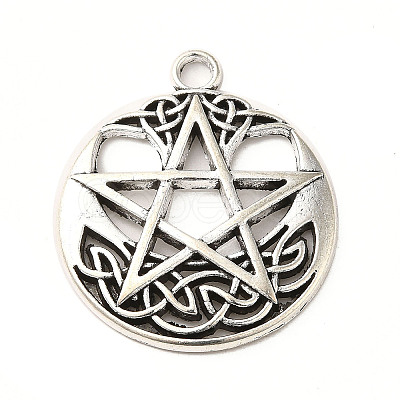 Tibetan Style Alloy Pendants PALLOY-M217-22AS-1