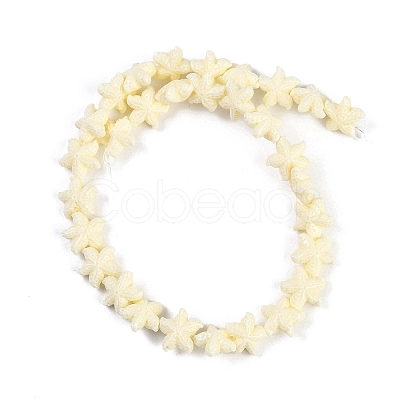 Synthetic Coral Dyed Carved Beads Strands CORA-K009-06A-02-1