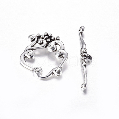 Alloy Toggle Clasps LS-PALLOY-2152-AS-RS-1