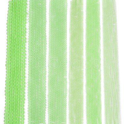 Transparent Glass Beads Strands X-EGLA-A044-T8mm-MD09-1