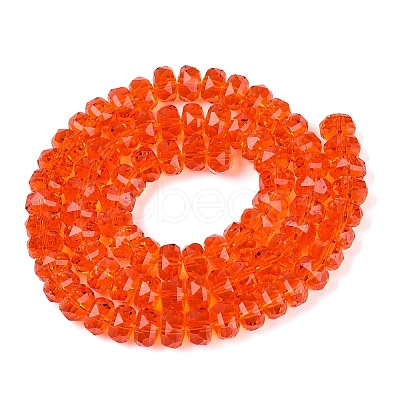 Transparent Glass Beads Strands GLAA-Q114-01A-A06-1