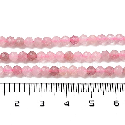 Natural Madagascar Rose Quartz Beads Strands G-B088-C09-04-1
