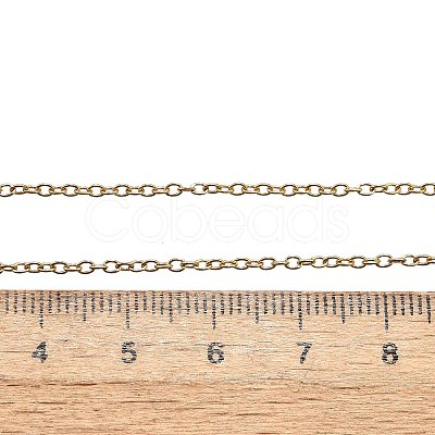 Ion Plating(IP) 304 Stainless Steel Cable Necklaces MAK-N016-12G-1