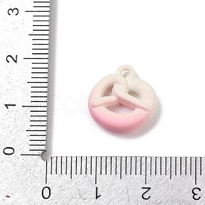 Spray Painted Alloy Pendants PALLOY-S038-06A-1