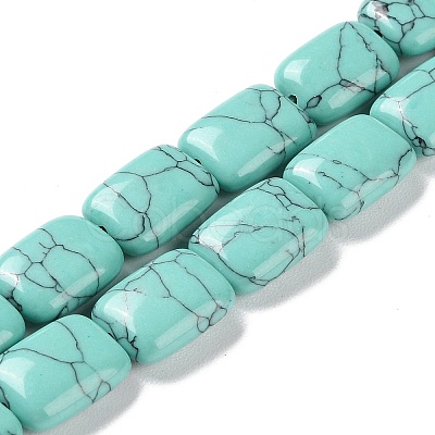 Synthetic Turquoise Beads Strands G-K357-D17-01-1