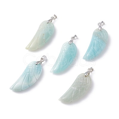 Natural Amazonite Pendants G-I314-01P-01-1