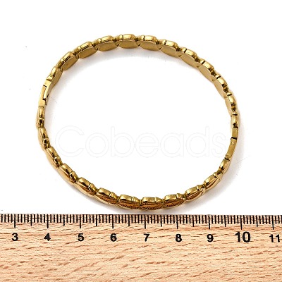Fish 304 Stainless Steel Hinged Bangle for Women BJEW-K237-28G-1