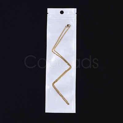 Pearl Film Plastic Resealable Packaging Bags OPP-R003-6x21-1